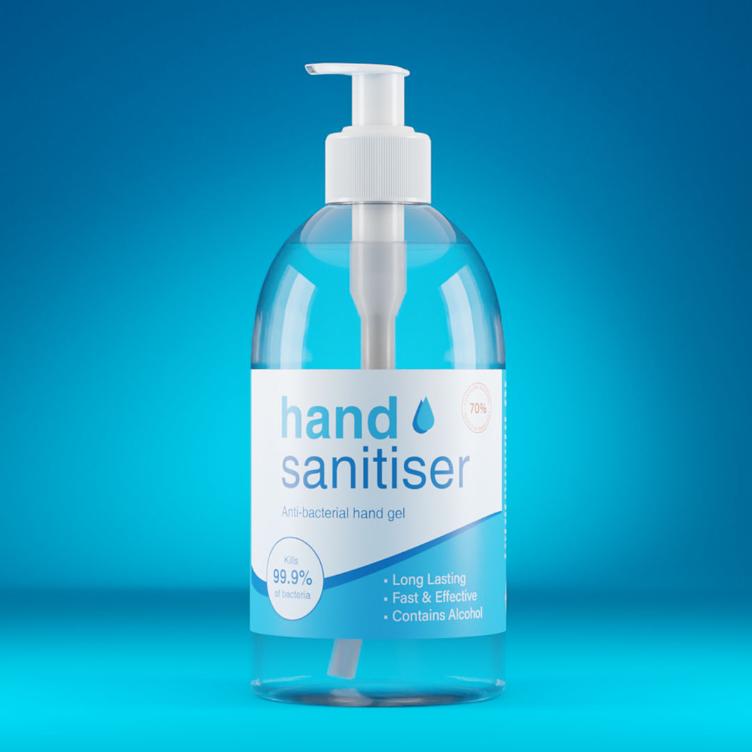 Hand Sanitiser Gel 500ml 70% Alcohol Pump Action